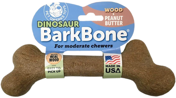 Dino Barkbone Wood - Mantequilla de Mani